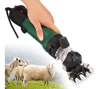 Cesoie elettriche per pecore Tosatrice per lana a velocità regolabile Tagliatrice per toelettatura di animali Taglio di capelli per bestiame agricolo resistente, DarkGreen (Darkgreen)