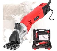Cesoie elettriche per pecore, tosatrici professionali per pecore, kit per la toelettatura del bestiame da fattoria, cesoie elettriche per impieghi gravosi a 6 v