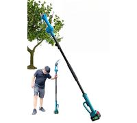 Cesoie elettriche per potatura con sega per rami alti, asta di prolunga telescopica, strumento per potatura di rami da giardino 21v