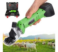 Cesoie elettriche senza fili con ricarica 12V Cesoie per pecore portatili 2500R/MIN Trimmer professionale per pecore/capre/cammello/bovini/bestiame da fattoria,Rosso