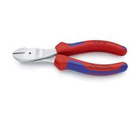 Knipex Tronchese Laterale per Meccanica Tipo Forte Cromata, Rivestiti in Materiale Bicomponente 160 Mm 74 05 160