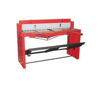 Cesoie manuale a pedale x lamiera 1320x1,25 mm Holzmann tbs1320