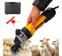 Cesoie per bestiame, 690W Cesoie per pecore Tosatrici elettriche Capre, Alpaca, Lama, Conigli d'angora Tosatura Taglierina per manubri Toelettatura Forniture per animali da fa