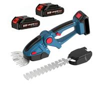 Cesoie per erba e tagliasiepi 2 in 1 per batteria Makita, 21 V, a batteria da 2 batterie da 2000 mAh e caricabatterie, cesoie elettrice, batteria per cortile, giardino, prato