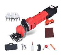 Cesoie per pecore 1000W Tosatrice elettrica per uso pesante Tosatrice per animali da fattoria Strumento per la rasatura di animali da fattoria con 6 velocità regolabili per bestiame in lana per anima