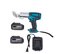 Cesoie per Pecore 20V Cordless Electric Iron Scissor Metal Cutting Tool Shear Sheet Cutter in acciaio al carbonio for batteria(2Battery 3.0AH,Type)