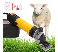 Cesoie per pecore elettriche professionali-6 velocità regolabili, tagliacapelli per capra a basso rumore da 690 W, tagliacapelli per animali pesanti a 2400 giri/min,13teethstraightblade