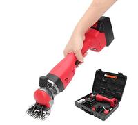 Cesoie per pecore elettriche senza spazzole da 280 W Tosatrici per animali senza fili professionali Forbici per lana Batteria al litio ricaricabile da 4000 mAh Macchina per tosare le pecore per la to