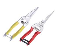 Cesoie per potatura da giardino, forbici da giardinaggio, cesoie per potatura a mano a micro-punta, tagliapasta per bonsai, rifilatura di frutta, verdura, lattuga e raccolta siepi