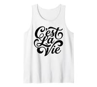 C'Est La Vie - Citazione in Francese con Scritta in Inglese That's Life Canotta