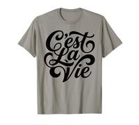 C'Est La Vie - Citazione in Francese con Scritta in Inglese That's Life Maglietta