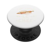 C'est Maman Le Chef Rouleau Pâtisserie Cuisine Pâtissiere PopSockets PopGrip Adesivo