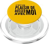 C'est un Plaisir de Bosser Avec Moi | Humour Bureau Travail PopSockets PopGrip per MagSafe
