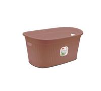 Cesta Bacinella Ovale Domus Mocha Mousse 58 x 38 x 28 cm