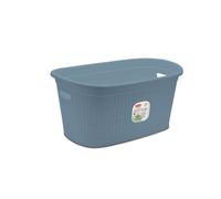 Cesta Bacinella Ovale Domus Smoky Blue 58 x 38 x 28 cm