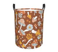 Cesta Biancheria Sporca Flower Mushrooms Portatile Lavaggio Borsa Multiuso Ceste Per La Biancherias Per Abiti Sporchi Camera Bucato 40X50Cm