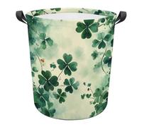 Cesta Biancheria St. Patrick'S Shamrock Irish St Patrick'S Antipolvere Lavaggio Borsa Robusto Ceste Per La Biancherias Per Abiti Sporchi Dorms Bedroom 40X50Cm