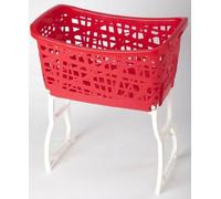 CESTA BUCATO CON GAMBE RECLINABILI STAND UP PORTA BIANCHERIA PANNI 44 LT - BAMA