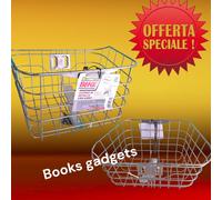 Cesta Cestino Anteriore in Metallo Cromato Olanda per Bici Universale Bottari