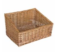 Cesta cesto espositore cestino portapane in vimini rettangolare cm 49 x 33 h 21
