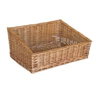Cesta espositore portapane in vimini rettangolare cm 43,5 x 32 h 20