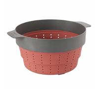 CESTA DE VAPOR Y COLADOR MULTIFUNCIONAL PLEGABLE DE SILICONA