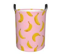 Cesta Del Bucato 40X50Cm, Banana Pattern Cesto Della Biancheria Stabile,Portatile Ceste Per La Biancherias Per Camera Dorms Giocattoli