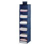 Cesta Del Bucato Poliestere Blu 6 Ventaglio Pensile Guardaroba Organizer