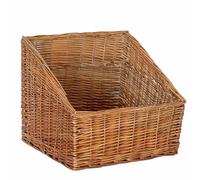 Cesta espositore portapane in vimini quadrato cm 45 x 45 h 40
