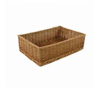Cesta espositore portapane in vimini rettangolare cm 45 x 35 h 10