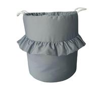 Cesta Giochi Bambini Grigio - Tessuto Grigio Contenitore Giochi Bambini con Dolce Motivo - Cesta Porta Giochi Grande e Robusto - Cesto Portagiochi per Cameretta e Stanza del Neonato