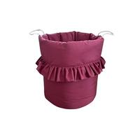 Cesta Giochi Bambini Rosa - Tessuto Grigio Contenitore Giochi Bambini con Dolce Motivo - Cesta Porta Giochi Grande e Robusto - Cesto Portagiochi per Cameretta e Stanza del Neonato