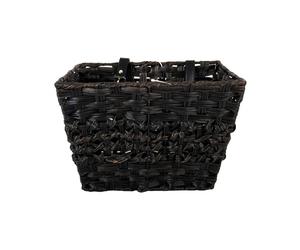 Cesta in rattan intrecciato ragazza Volare Noir