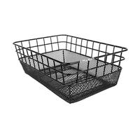 Cesta In Rete In Acciaio Nera Da Montare 15x10,25x5in.