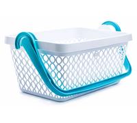 CESTA PORTABIANCHERIA CM 56X32X27H OOPLA CON GANCI PER APPENDERE NOVITA'
