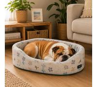 Cesta ovale Eco completamente sfoderabile Zampette multicolor Nasonero Misura 42x30 cm - Cucce per cani - 1° ORDINE? scegli lo sconto BZR5 / BZR20 + 200 punti fedeltà
