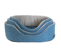 Cesta Ovale sfoderabile Eco Nasonero Blu - 2a Misura 47 x 34 cm - Cuccia ovale sfoderabile in spugna, disponibile in diverse misure e colori, ideale per garantire comfort al tuo cane da interno. - Cuc