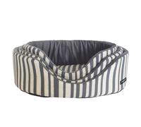 Cesta Ovale sfoderabile Eco Nasonero Righe grigie - 3a misura 52 x 38 cm - Cuccia per gatti - 1° ORDINE? scegli lo sconto BZR5 / BZR20 + 200 punti fedeltà