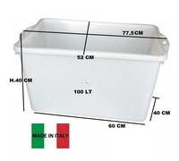 CESTA PANE CHIUSA 100 LITRI E/O COPERCHIO 77,5x52x40H PANIFICIO HORECA 2026