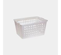 Cesta Pane Forata Grande in Plastica Bianca 77,5 x 53,5 x 40 cm