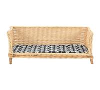 Cesta per Cani con Cuscino 90x54x35 cm Salice Naturale