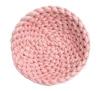 Cesta per gatti intrecciata Aumüller - rosa: Ø 50 x H 15 cm