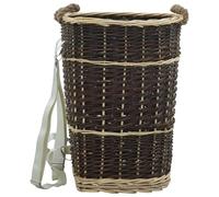 Cesta per Legna con Spallacci 44,5x37x50cm Salice Naturale