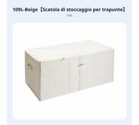 Cesta Pieghevole con Finestra Spervaspazio Scatolo per Armadio ampia Capacità