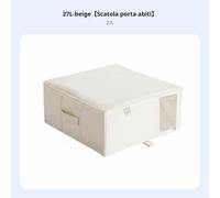 Cesta Pieghevole con Finestra Spervaspazio Scatolo per Armadio ampia Capacità