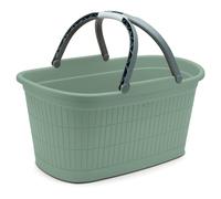 Cesta plastica riciclata con manici (58x38x29,5cm) DOMUS HOME COLLECTION Green