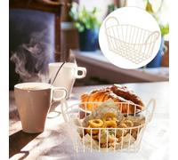 Cesta Porta Oggetti Cesto Di Frutta Cestino Portaoggetti Metallo