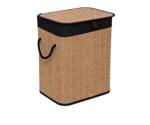 Cesta portabiancheria 41,5x30x50 cm Stemy marrone