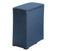 Cesta portabiancheria 70lt resina termoplastica blu Robinia di Kiamami Valentina