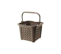 Kreher Cesta biancheria Arianna – 25 L – con manico Wenge, lavabile sotto acqua, marrone